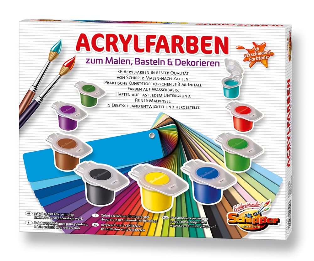 Schipper Malen nach Zahlen - 36 Acrylfarben