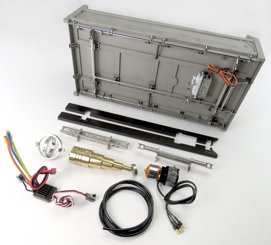 Lesu 1_14 3-Seiten-Kippbruecke mit Hydraulik ARTR fuer 6x6 - RC-Zubehoer