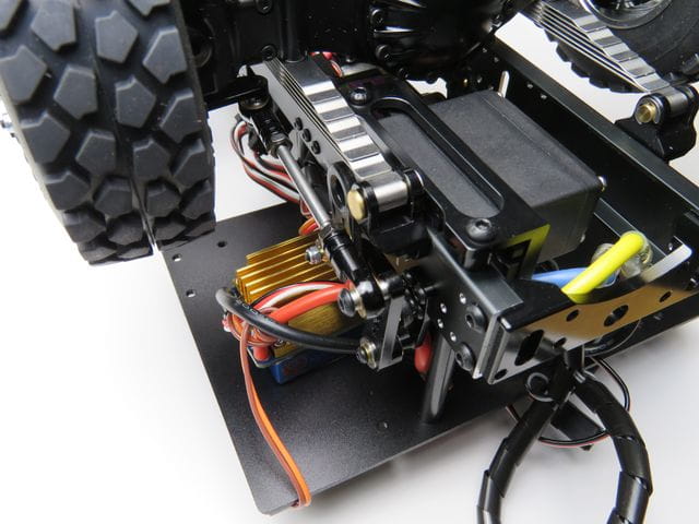 Lesu Servohalter fuer Lenkservo Alu schwarz - RC-Zubehoer