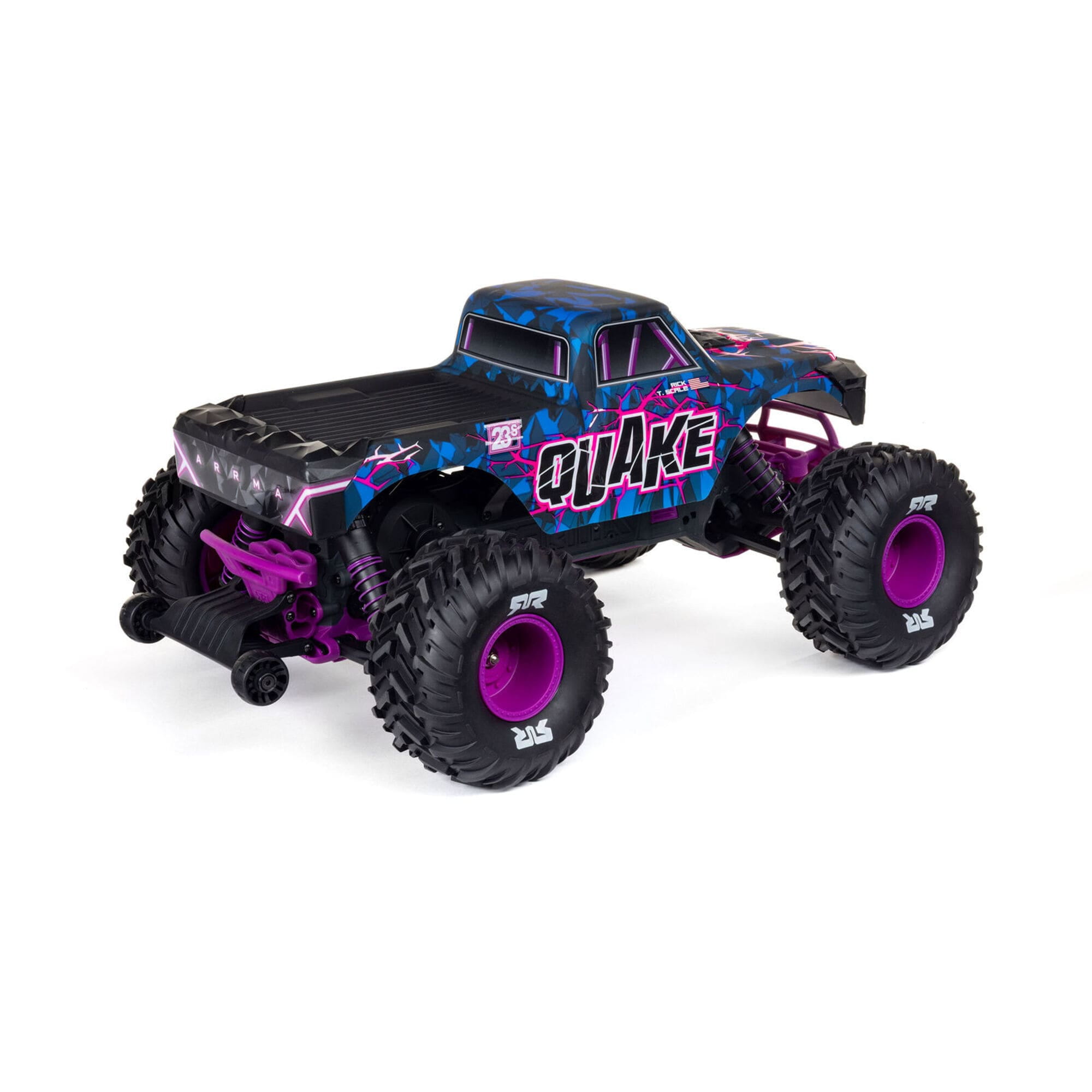 ARRMA QUAKE 223S DSC 2WD RTR Brushless Monster Truck in Lila
