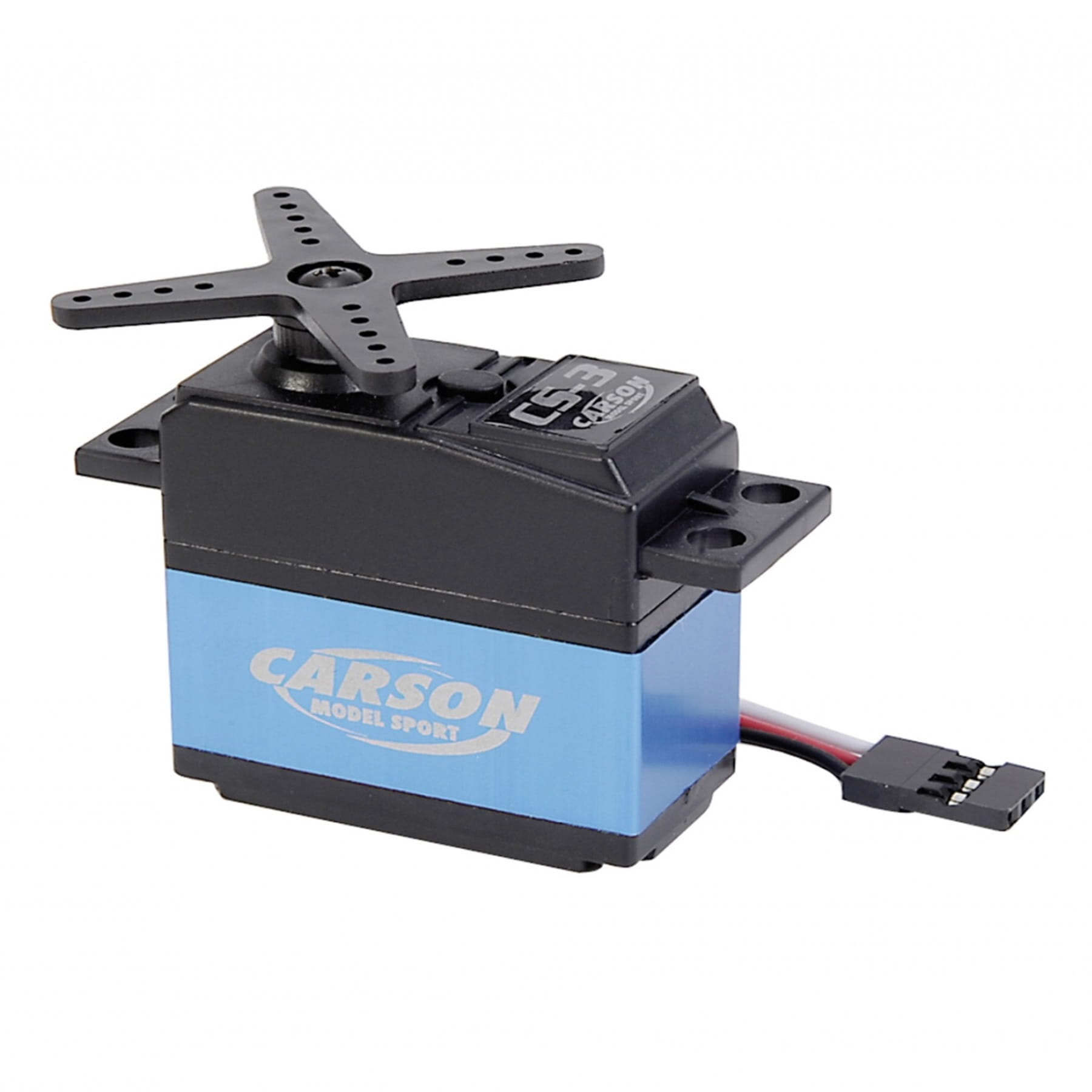 Carson CS-3 Servo 3kg Stellkraft für Auto, Flugzeug & Boot mit JR Anschlüssen Carson CS-3 Servo 3kg Stellkraft für Auto, Flugzeug & Boot mit JR Anschlüssen