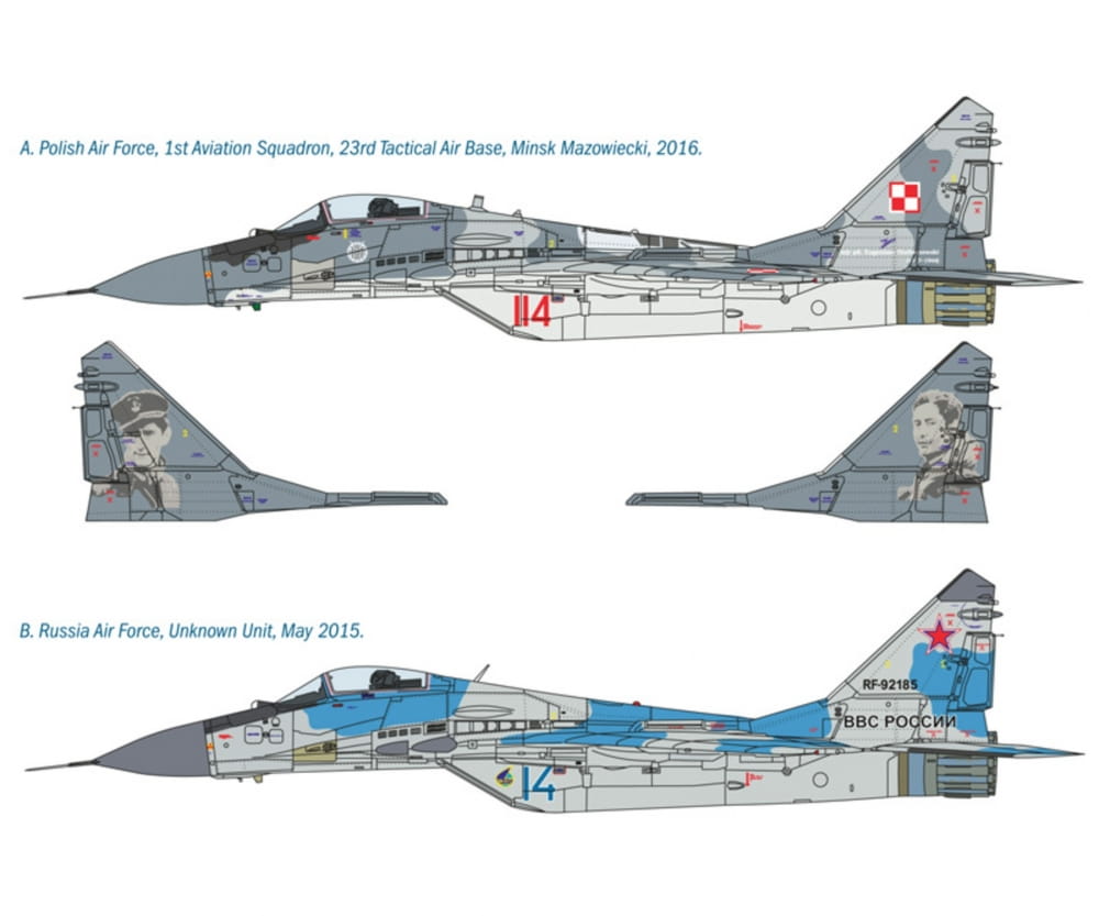 Italeri 1:72 MIG 29A Fulcrum