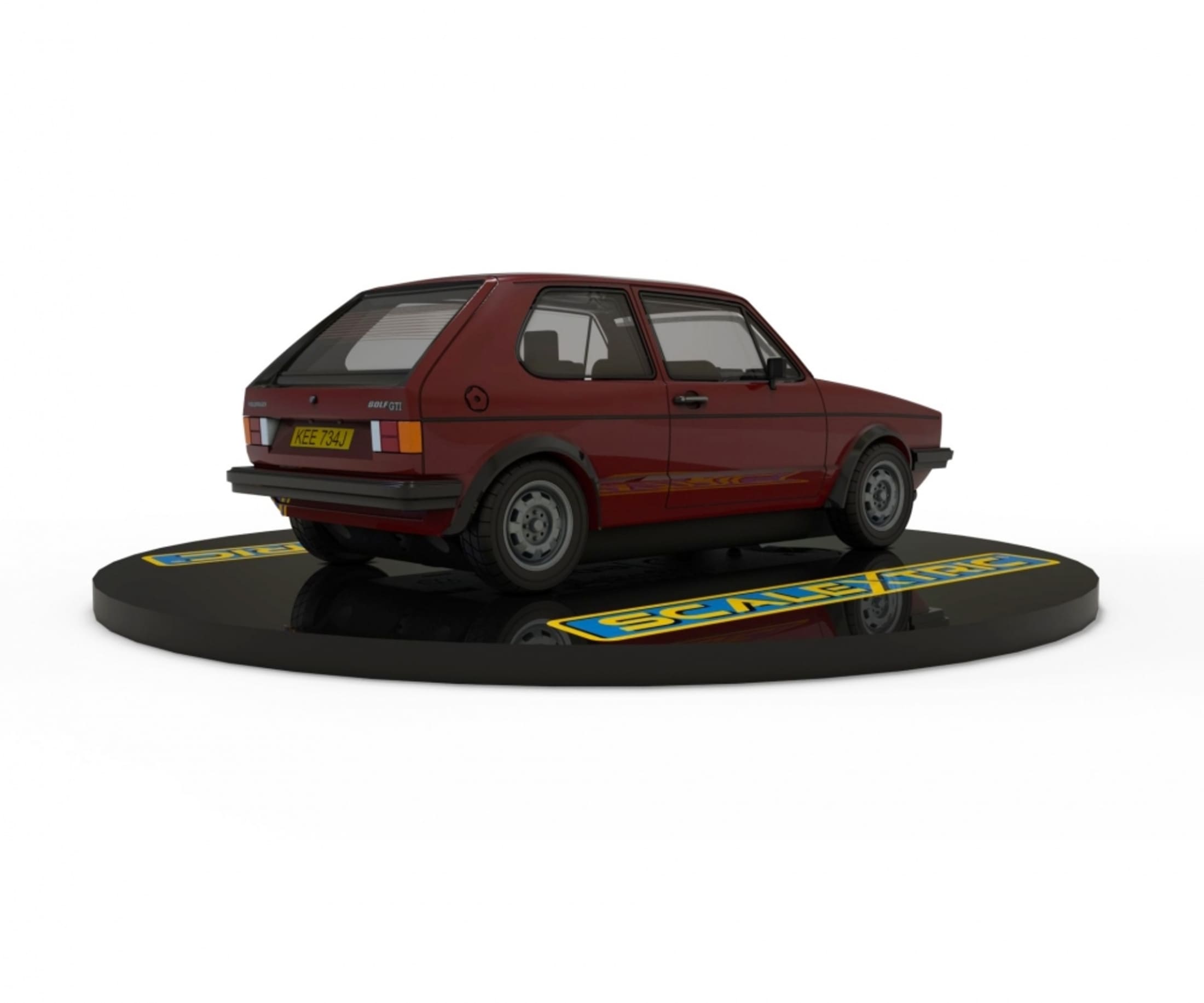 Scalextric 1_32 Volkswagen Golf GTI Mk.I Slotcar - Rennbahnauto - RC-Zubehoer