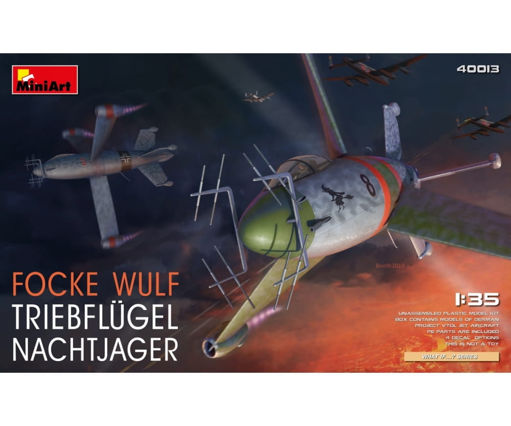 MiniArt 1:35 Focke-Wulf Triebflügel Nachtjäger Plastik Modellbau