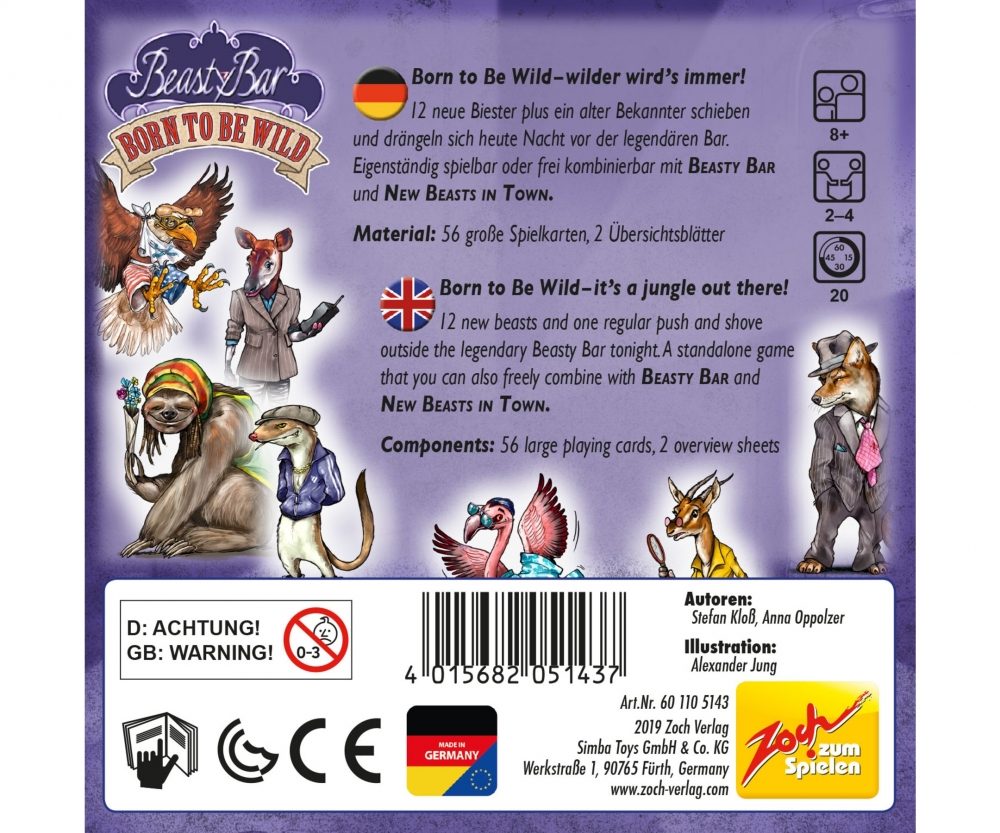 Zoch Beasty Bar Born to be wild