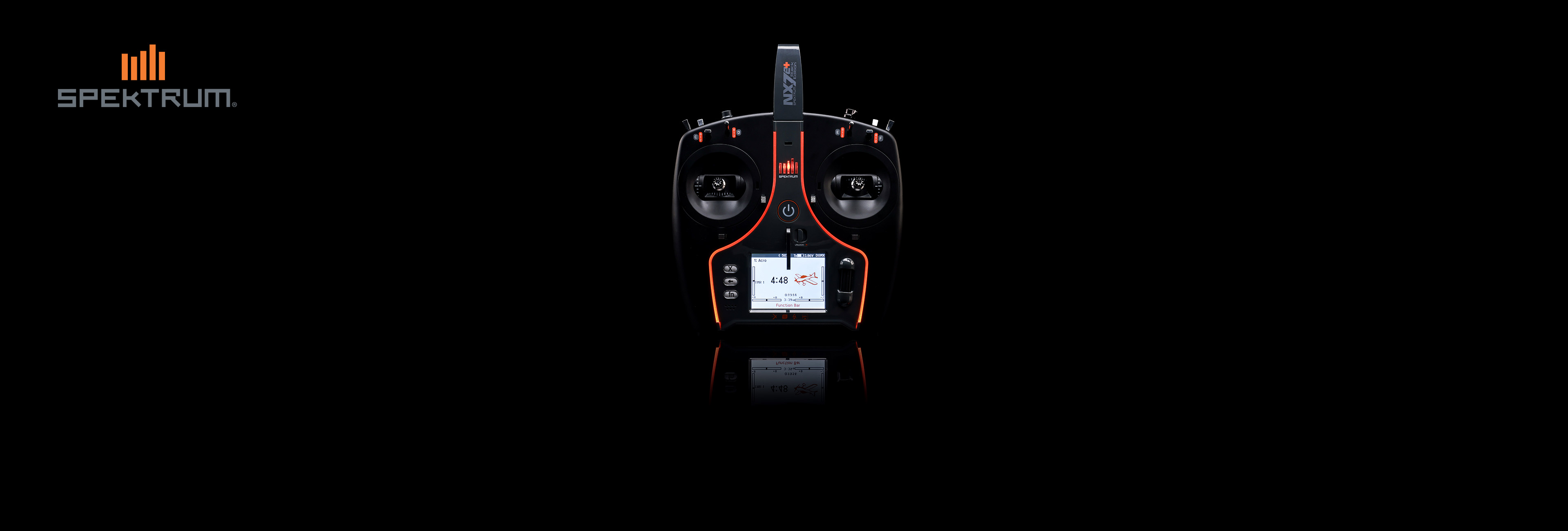 Spektrum NX7e Plus 14 Kanal DSMX Fernsteuerung Black Edition