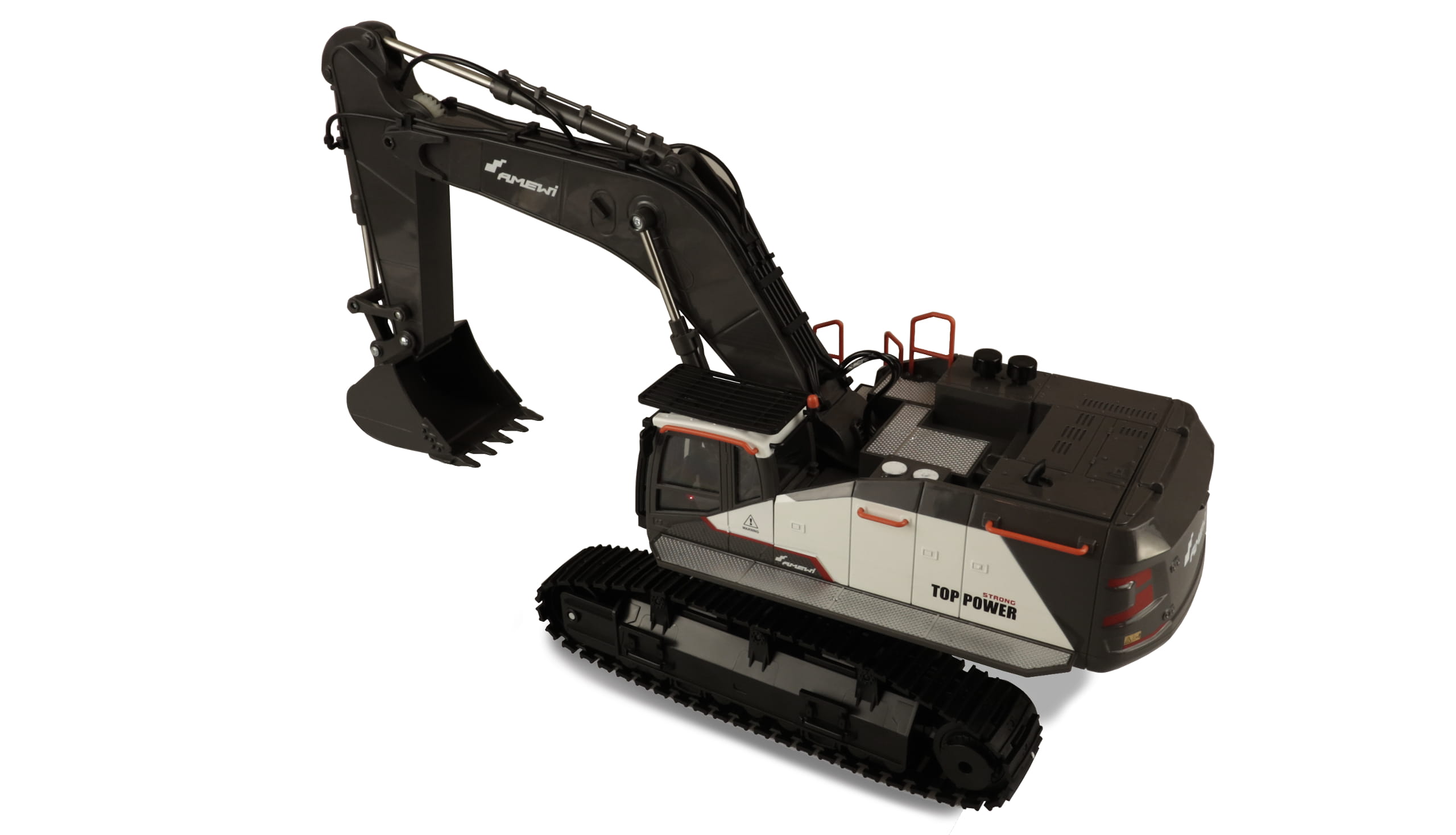 Amewi ACV730 Raupenbagger 1_14 RTR weiss