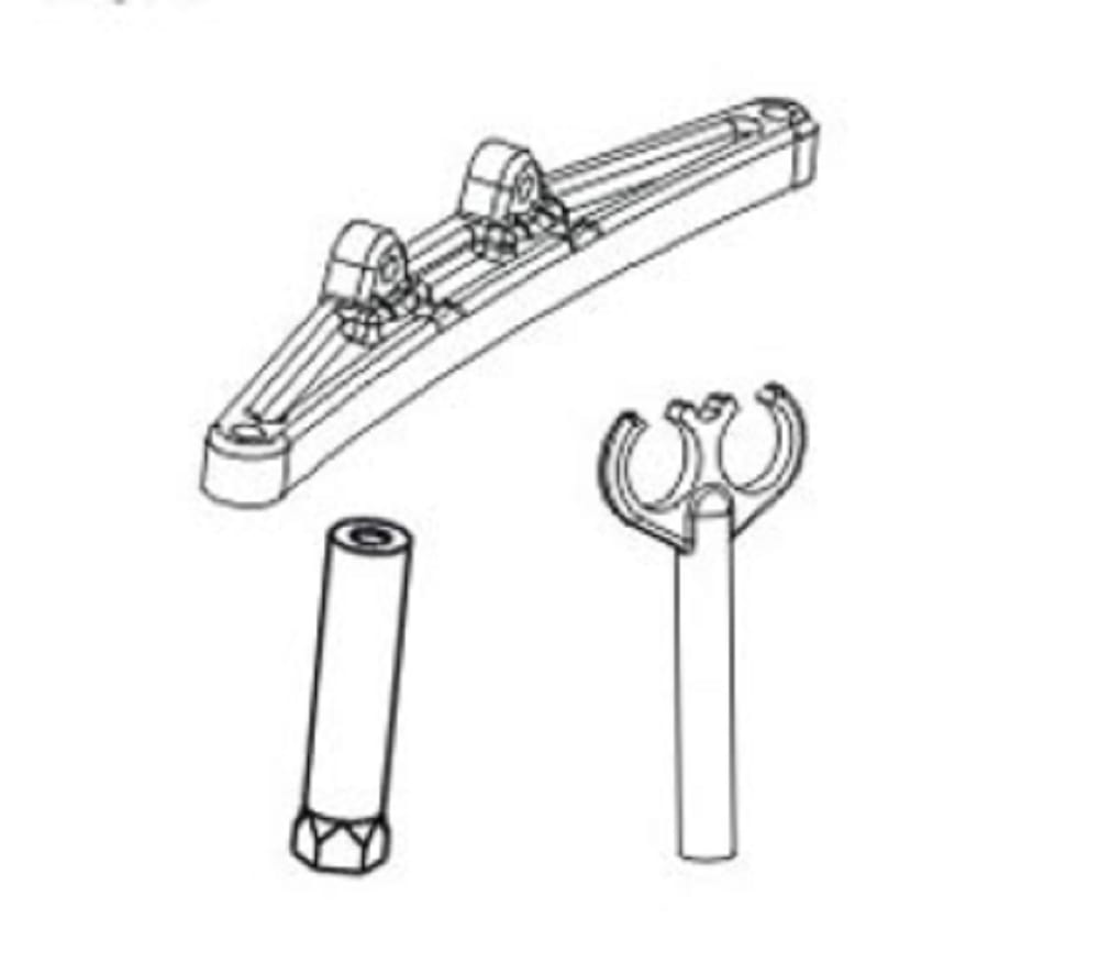Krick Obere Platte hinten _ Halter - RC-Zubehoer