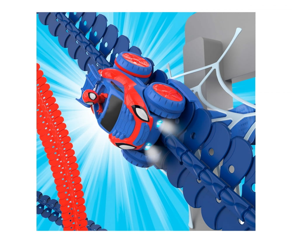 Smoby Marvel Disney Junior Spidey FleXtreme Rennbahn-Set