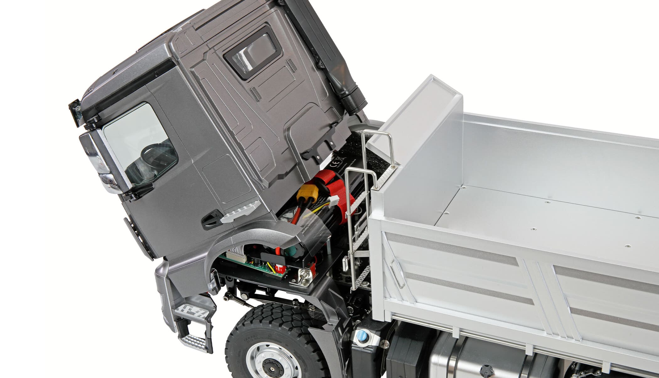 Amewi Mercedes-Benz Arocs Muldenkipper 6x6 1_14 RTR rot