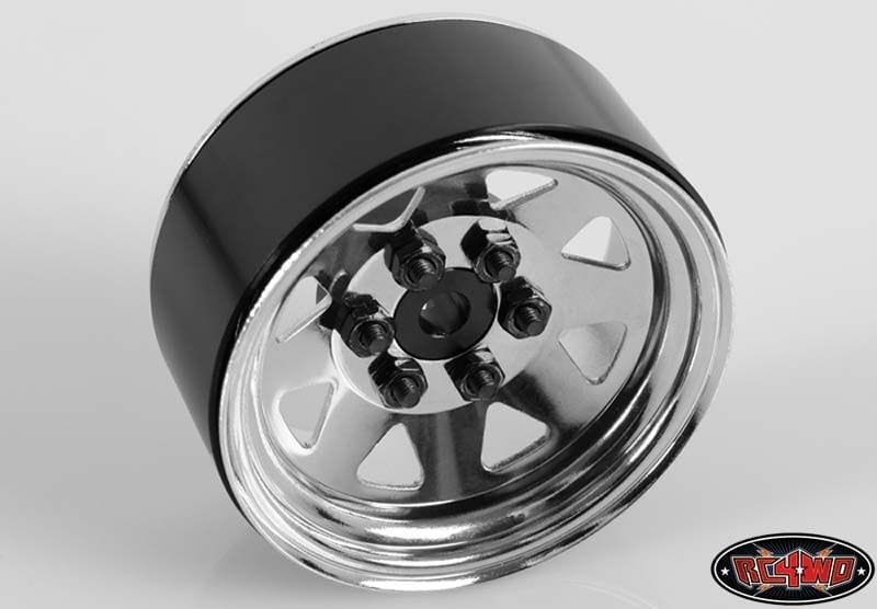 RC4WD 6 Lug Wagon 1.9 Steel Stamped Beadlock Felgen _Chrome_ - RC-Zubehoer