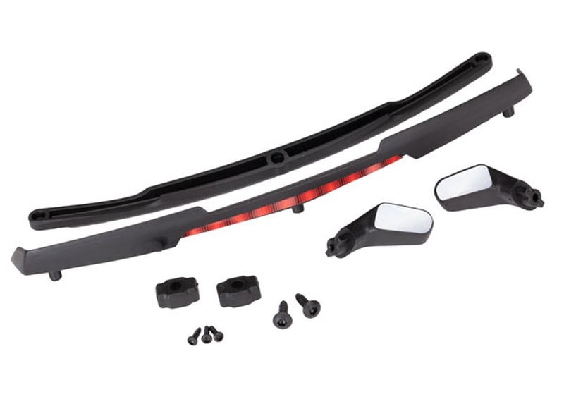 Traxxas Seiten-Spiegel schwarz l_r_ Spiegel-retainers_ Spoiler_ Spoi - RC-Zubehoer
