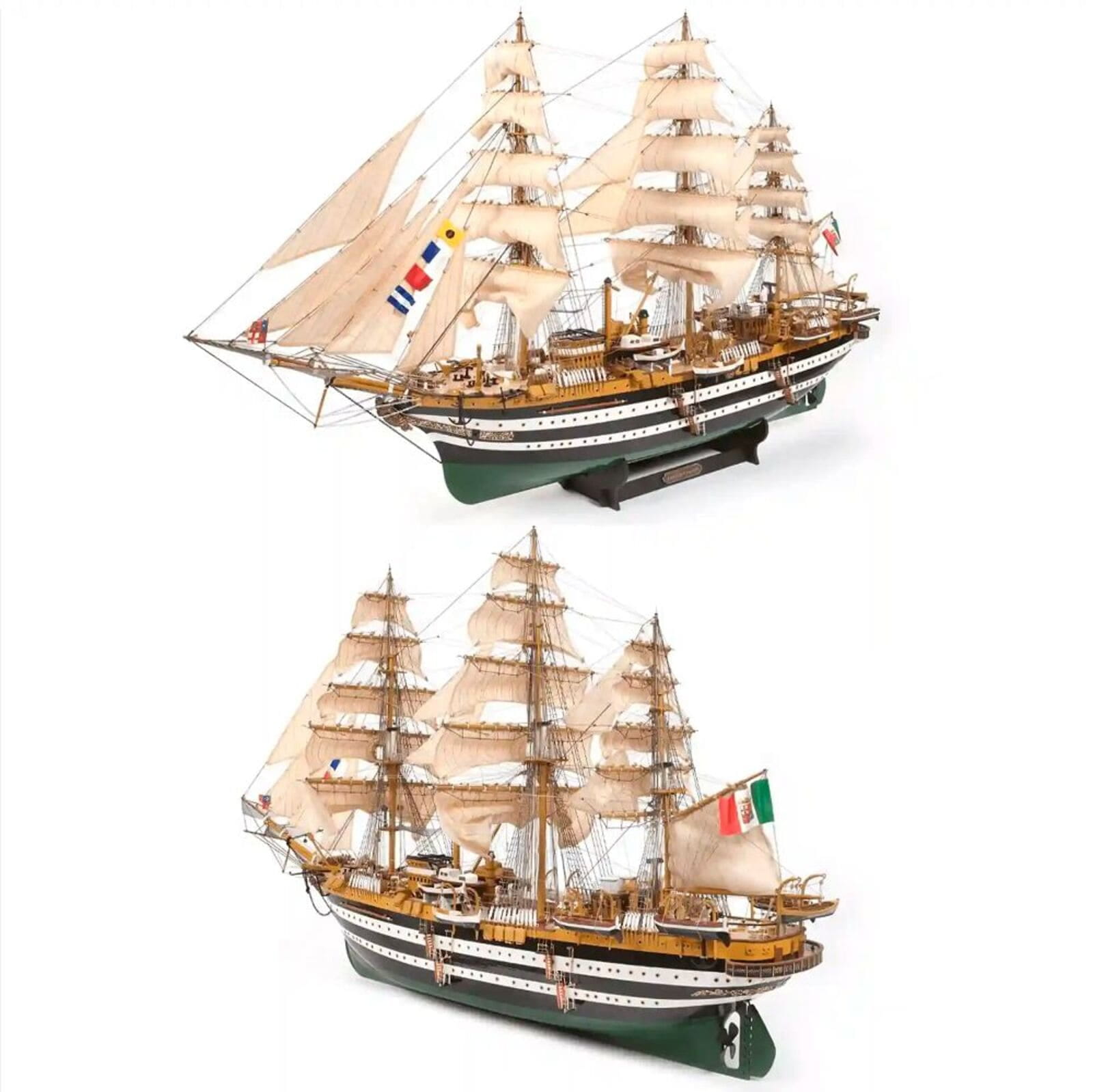 Amerigo Vespucci  Standmodellbausatz 1_100 mit Segelsatz - Modellzubehoer