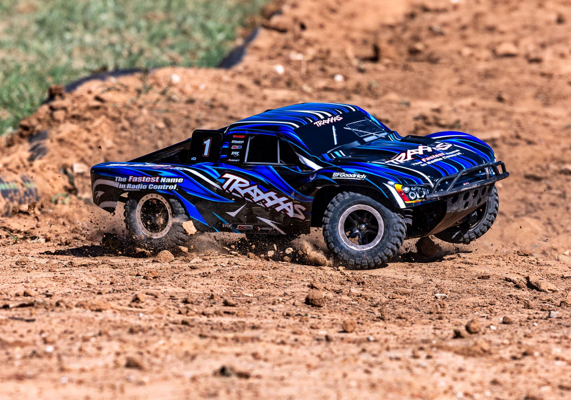 Traxxas Slash 4x4 VXL Clipless blau 1_10 Short-Course RTR fuer RC Modelle