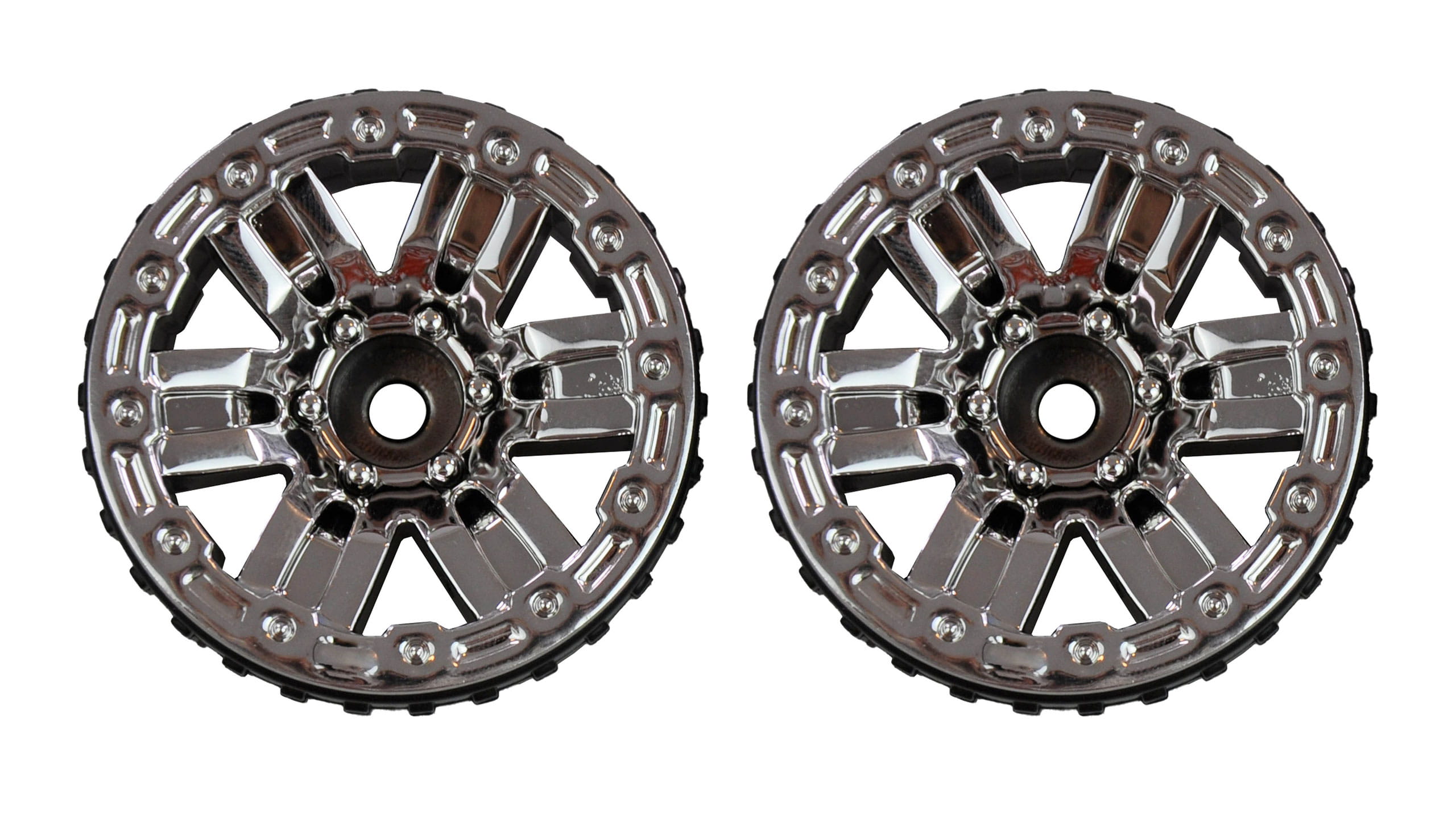 Amewi Felgen Chrom Dirt Climbing SUV_Pick-Up_ 2 Stueck - RC-Zubehoer