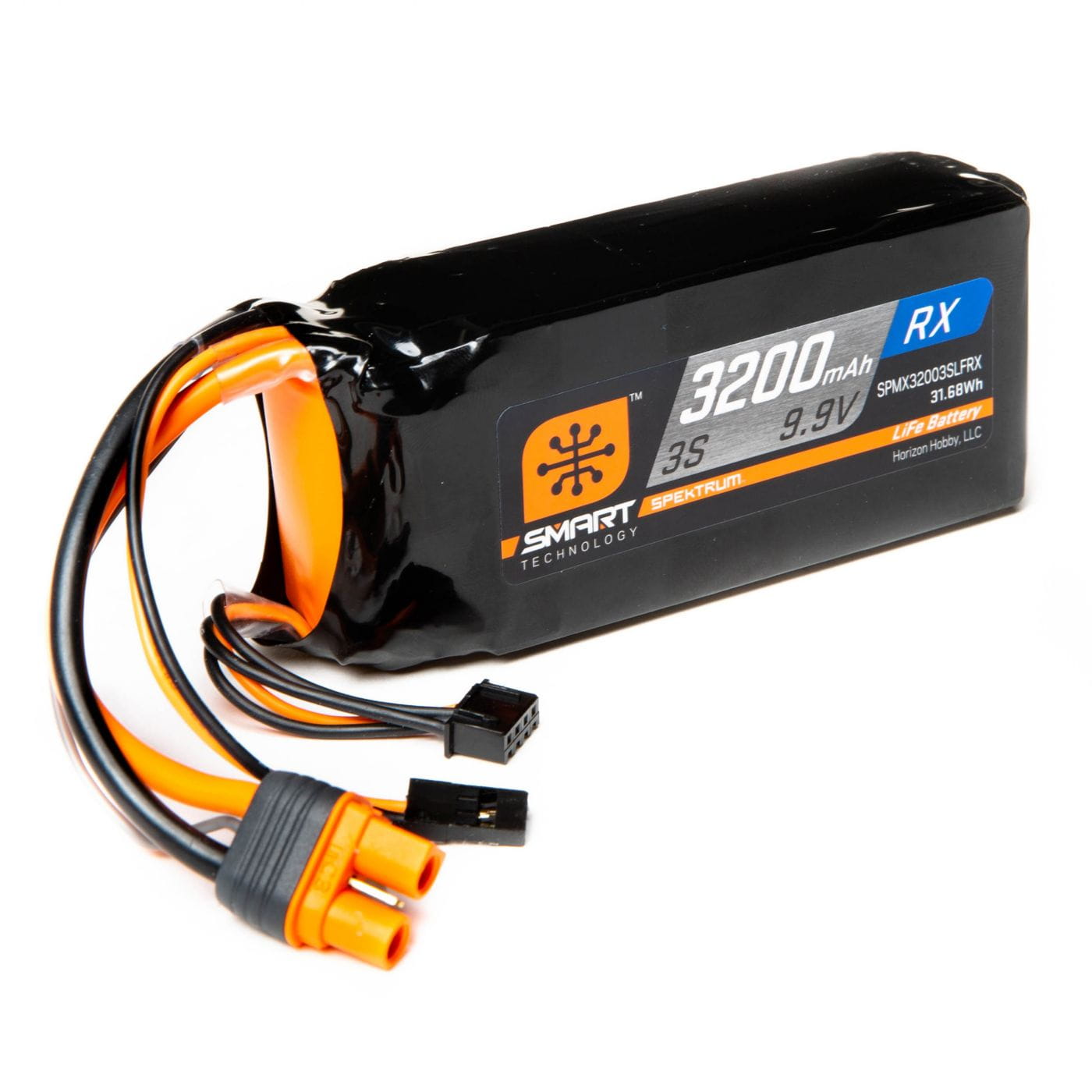Spektrum LiFe ECU Akku 3200mAh 3S 9.9V Smart IC3 Spektrum LiFe ECU Akku 3200mAh 3S 9.9V Smart IC3