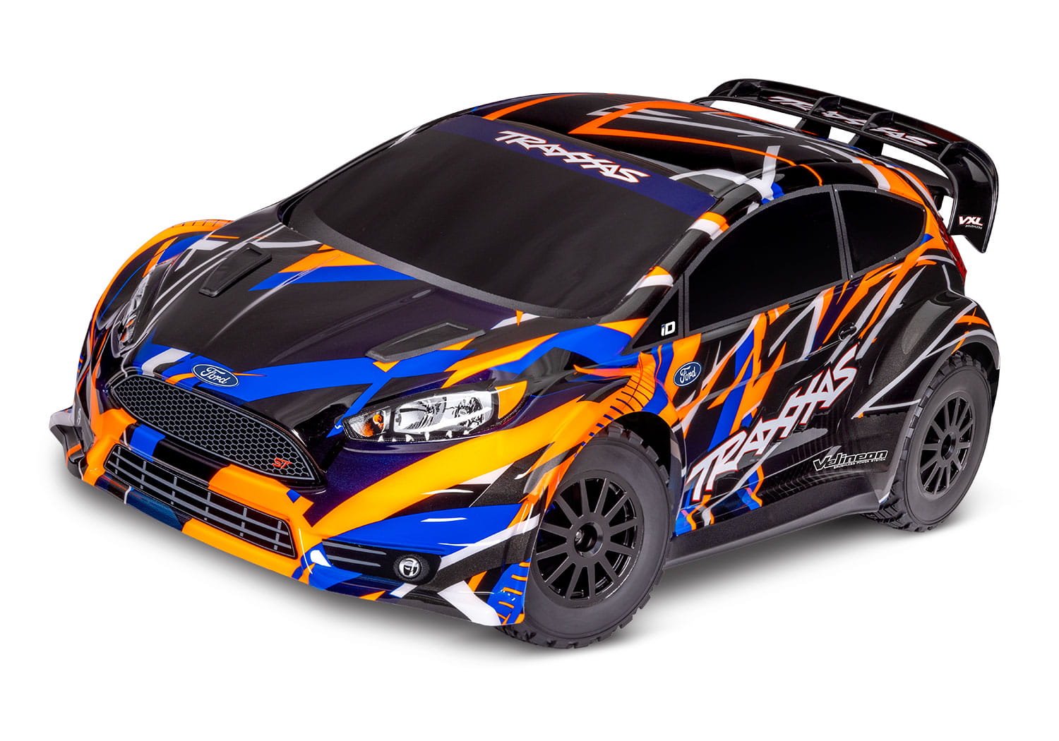 Traxxas Ford Fiesta ST Rally VXL RC Auto 1_10 Brushless RTR Traxxas Ford Fiesta ST Rally VXL 1_10 RC Auto in Orange
