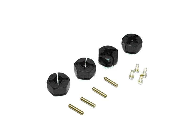 GPM Alu Hex Adapter 12mm schwarz fuer Axial Wraith - RC-Zubehoer