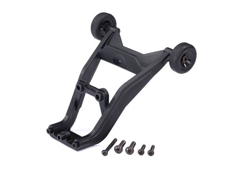 Wheelie-Bar montiert