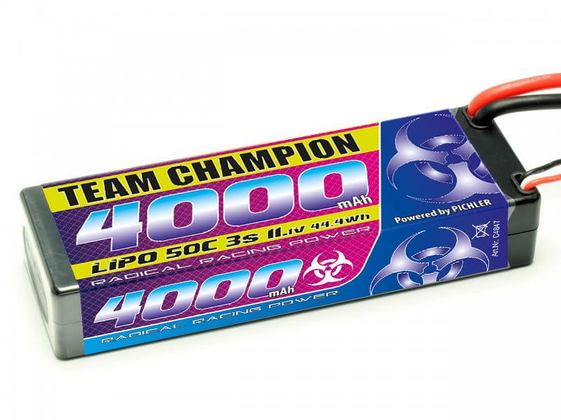 Pichler LiPo Akku Team Champion 4000 - 11_1V _ 55C _ Deans T - RC-Zubehoer
