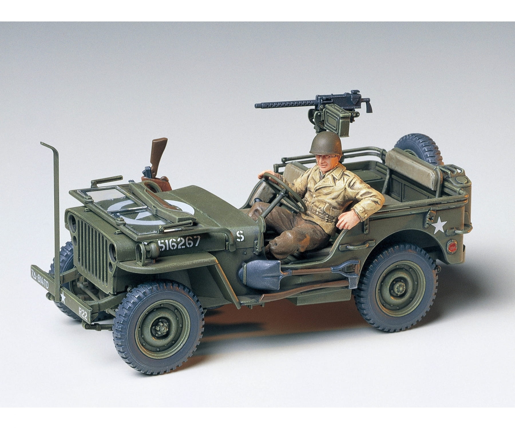 Tamiya WWII US Willys Jeep MB 4x4 1:35 Plastik Modellbau Militär Bausatz