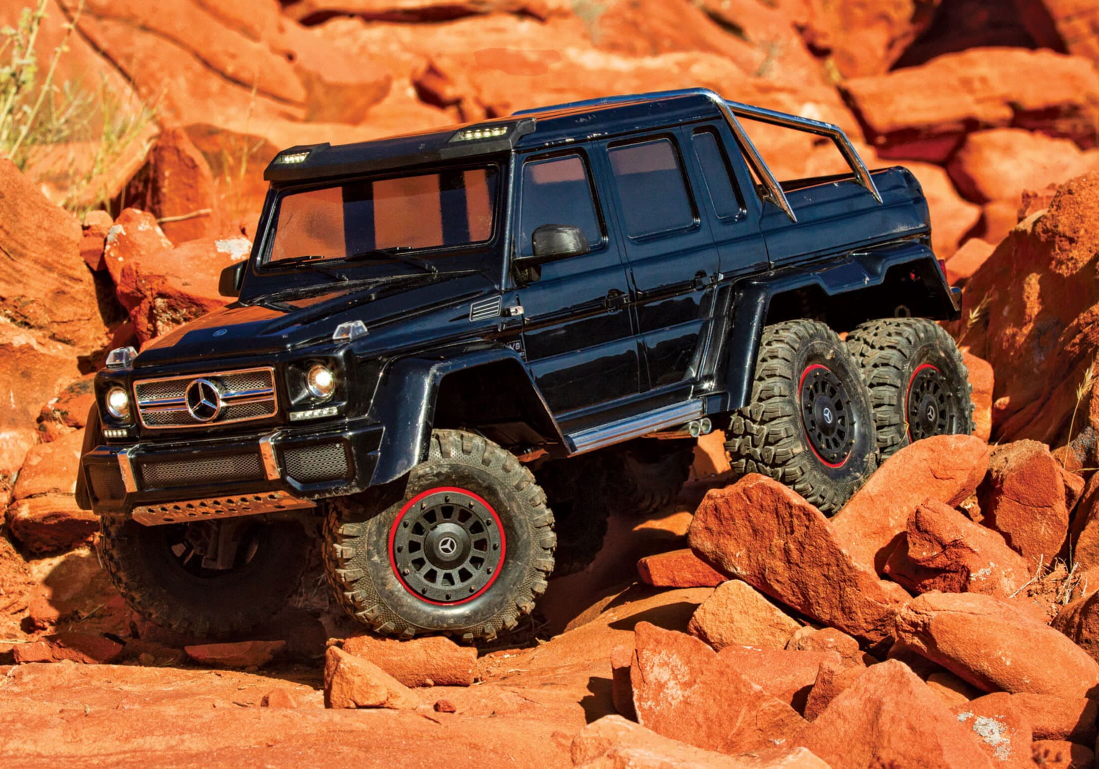 Traxxas TRX-6 RC Crawler Mercedes Benz AMG G63 RTR in Schwarz traxxas-crawler-trx-6-mercedes-benz-g63-schwarz-rtr