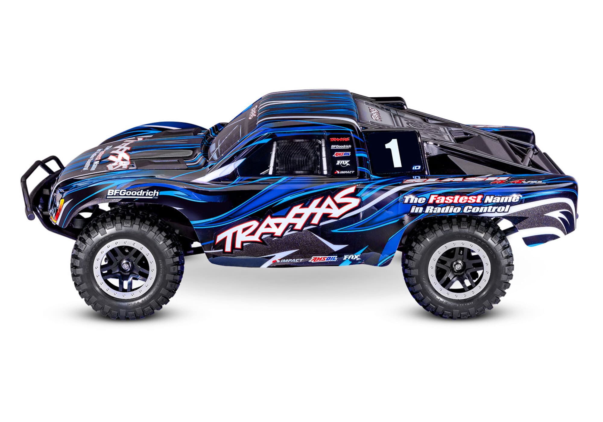 Traxxas Slash 4x4 VXL Clipless blau 1_10 Short-Course RTR fuer RC Modelle
