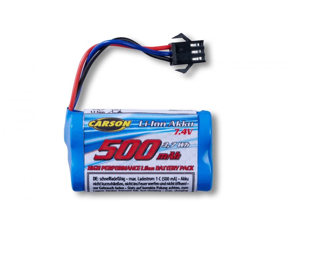 Carson 7,4V 500mAh Li-Ion Akku 50040