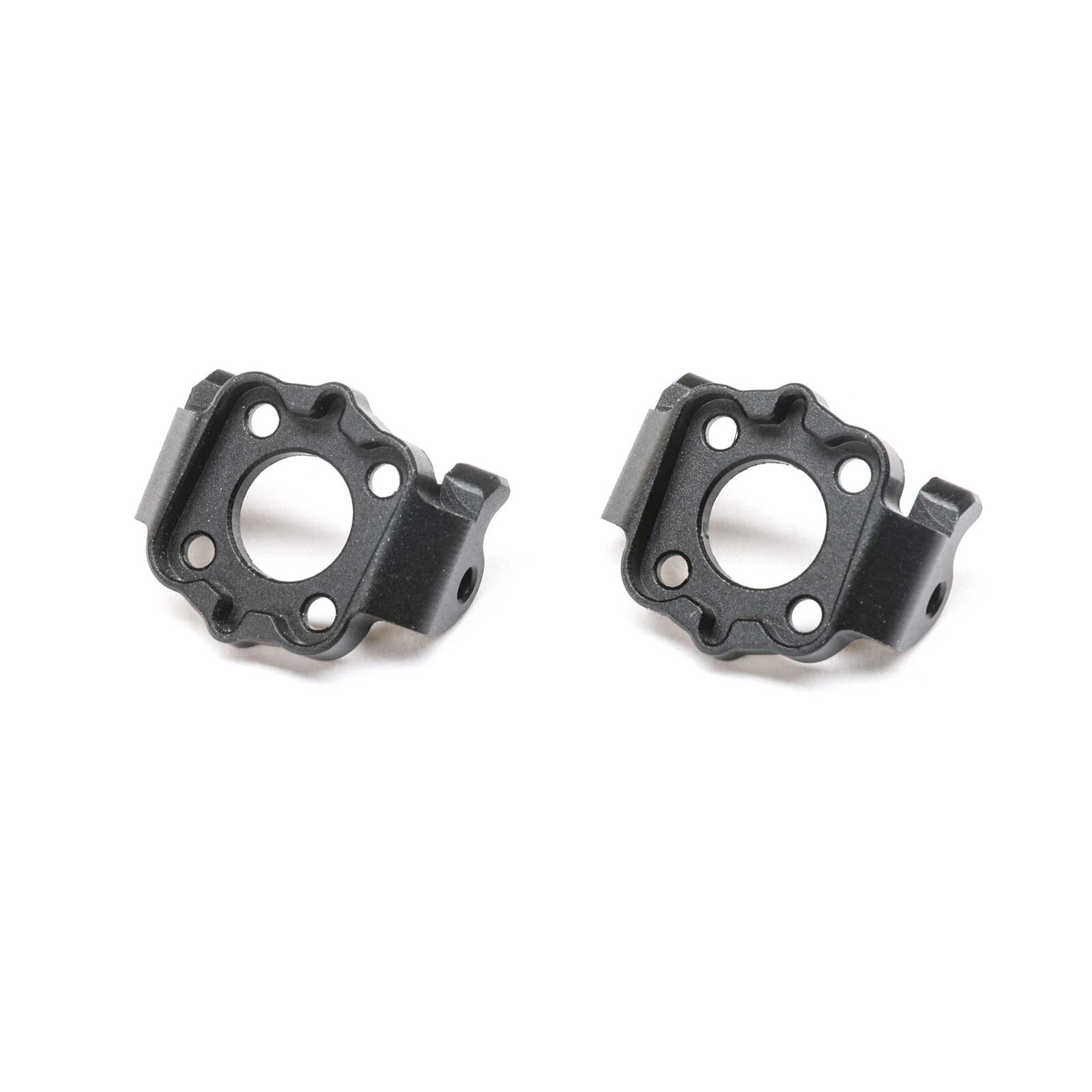 Losi Aluminum Spindle Carrier Set 0deg Black_ Mini LMT - RC-Zubehoer
