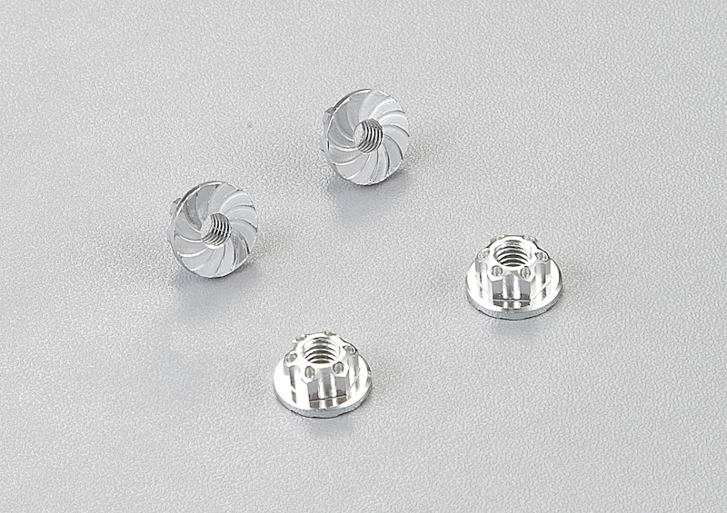 Killerbody Aluminium Radmuttern _Silber_ 4 Stk. - RC-Zubehoer