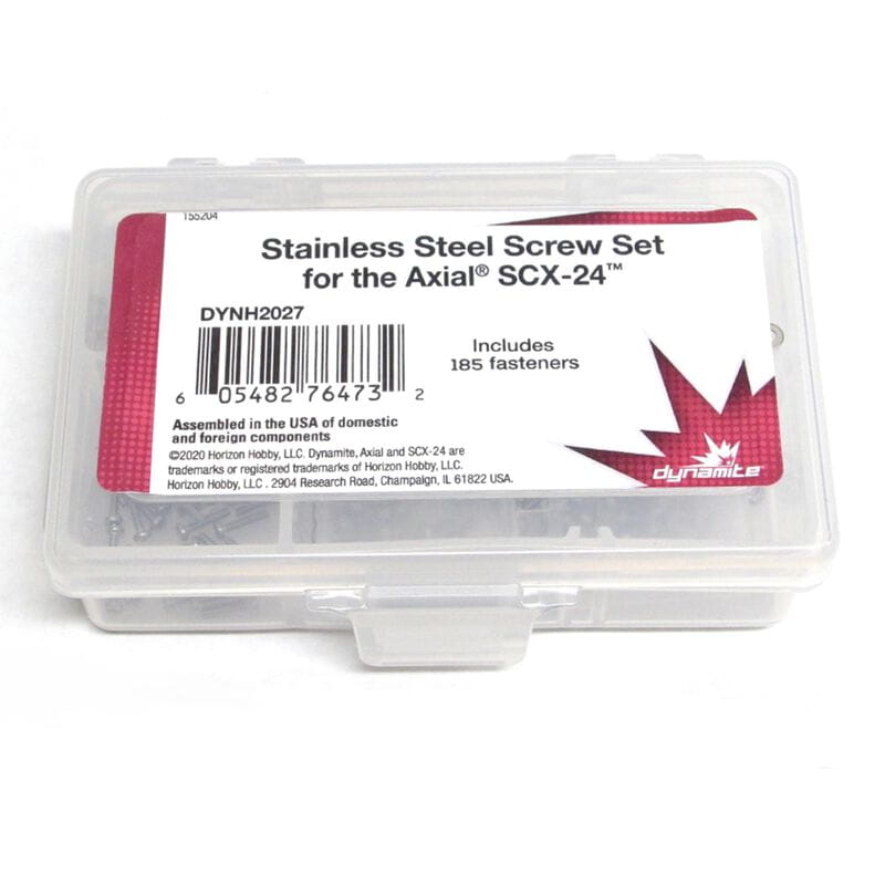 Dynamite Stainless Steel Screw Set_ Axial SCX24 - RC-Zubehoer