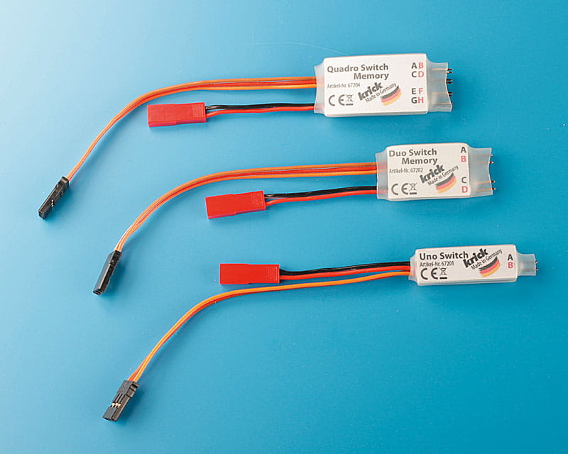 Krick Duo Switch Memory  2 K. Schaltmodul Krick Duo Switch Memory  2 K. Schaltmodul - RC-Zubehoer