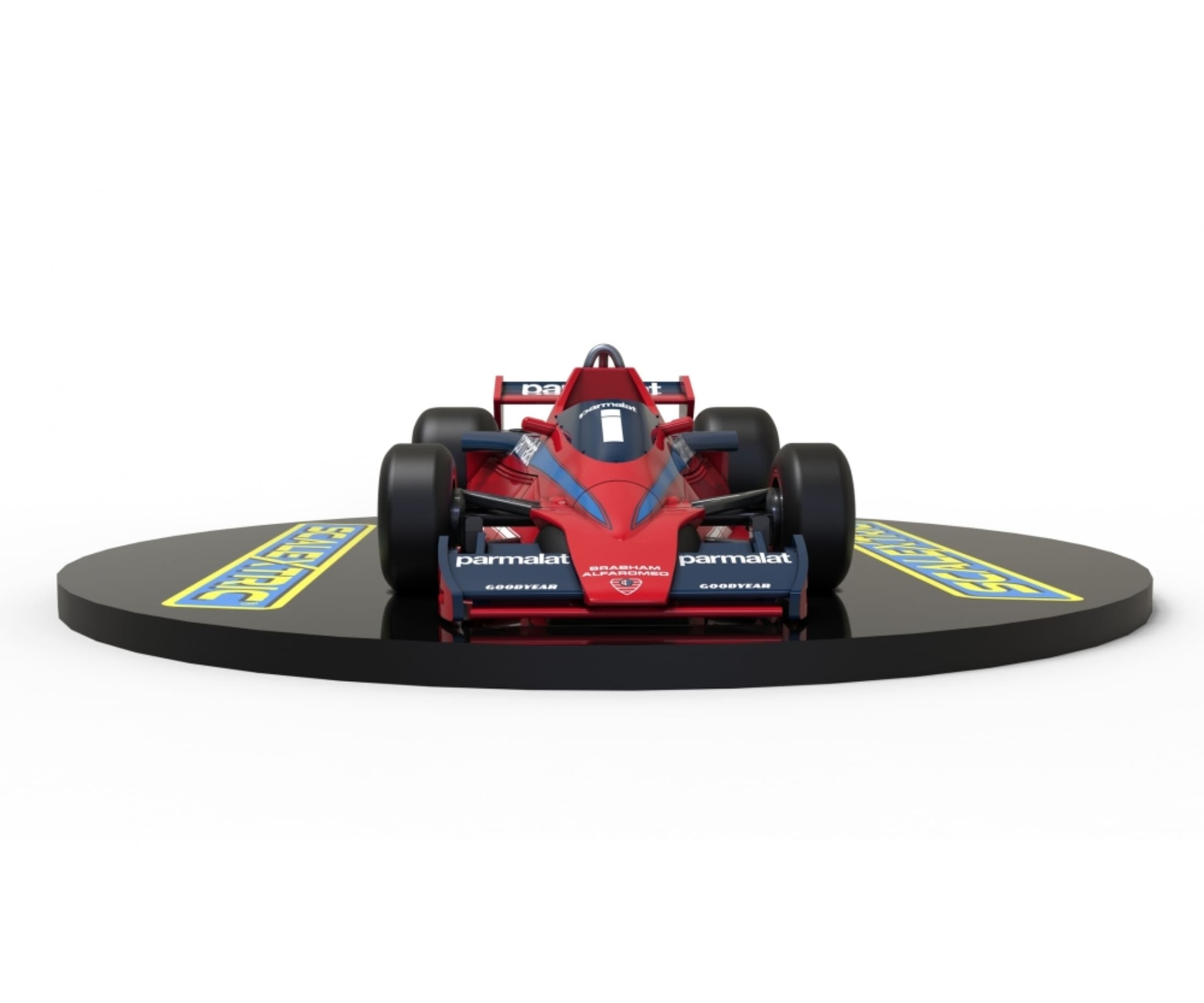 Scalextric 1:32 Brabham BT45 Lauda Itali Slotcar - Rennbahnauto