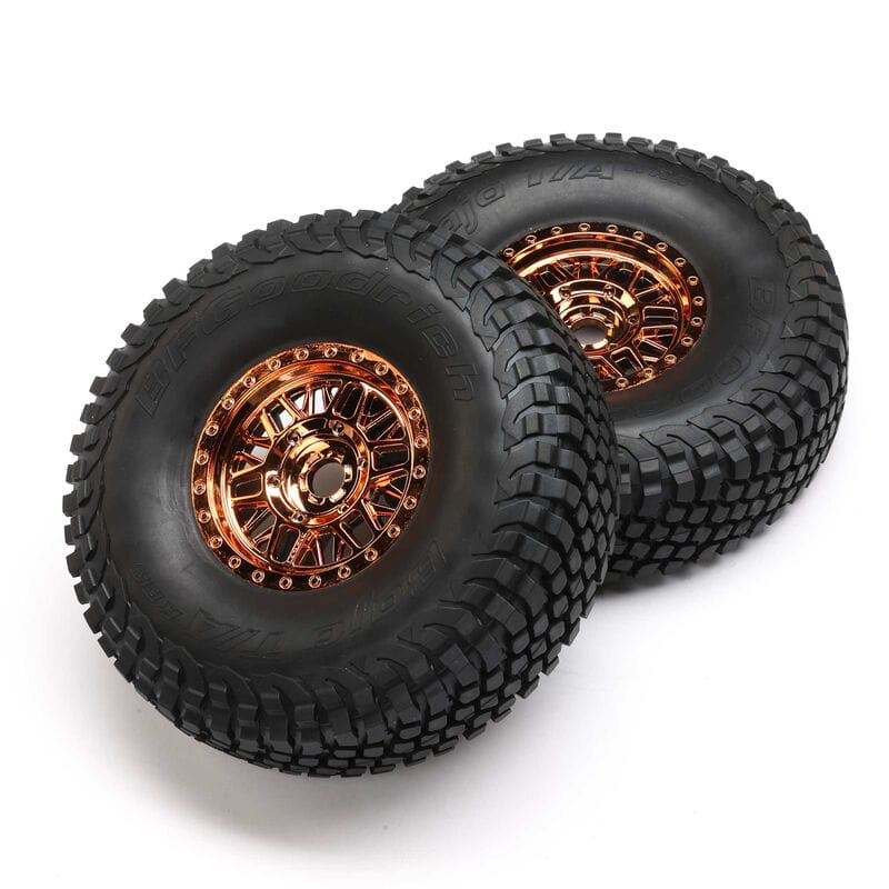 Losi Wheel Reifen Mounted _2_ 8X Super Lasernut - RC-Zubehoer