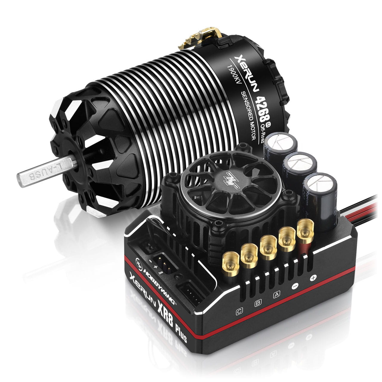 Hobbywing Regler Xerun XR8 Plus G2S Combo mit 4268 1900kV Motor Off-Road