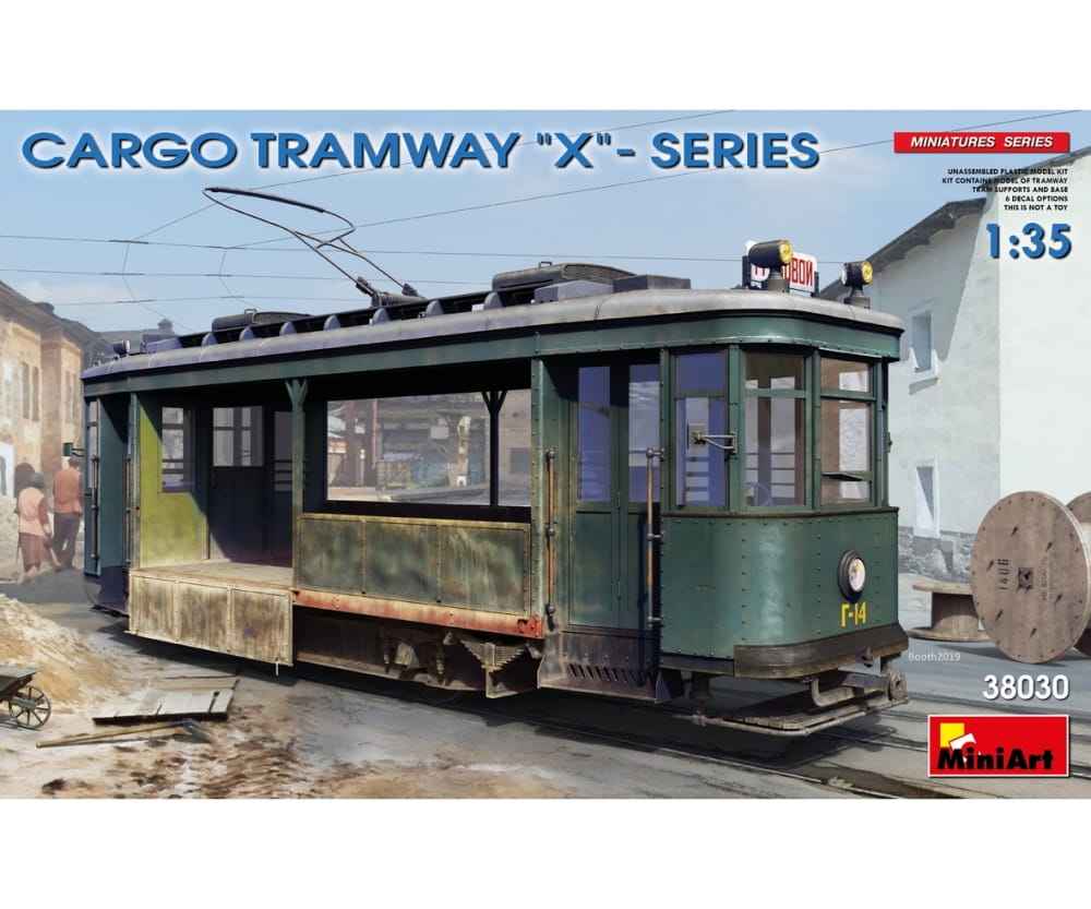 MiniArt 1_35 Transport-Tram X-Serie Plastik Modellbau - RC-Zubehoer