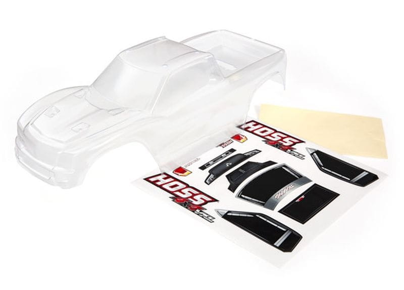 Traxxas Karosserie Hoss 4X4 _unlackiert_ inkl. Aufkleberbogen - RC-Zubehoer