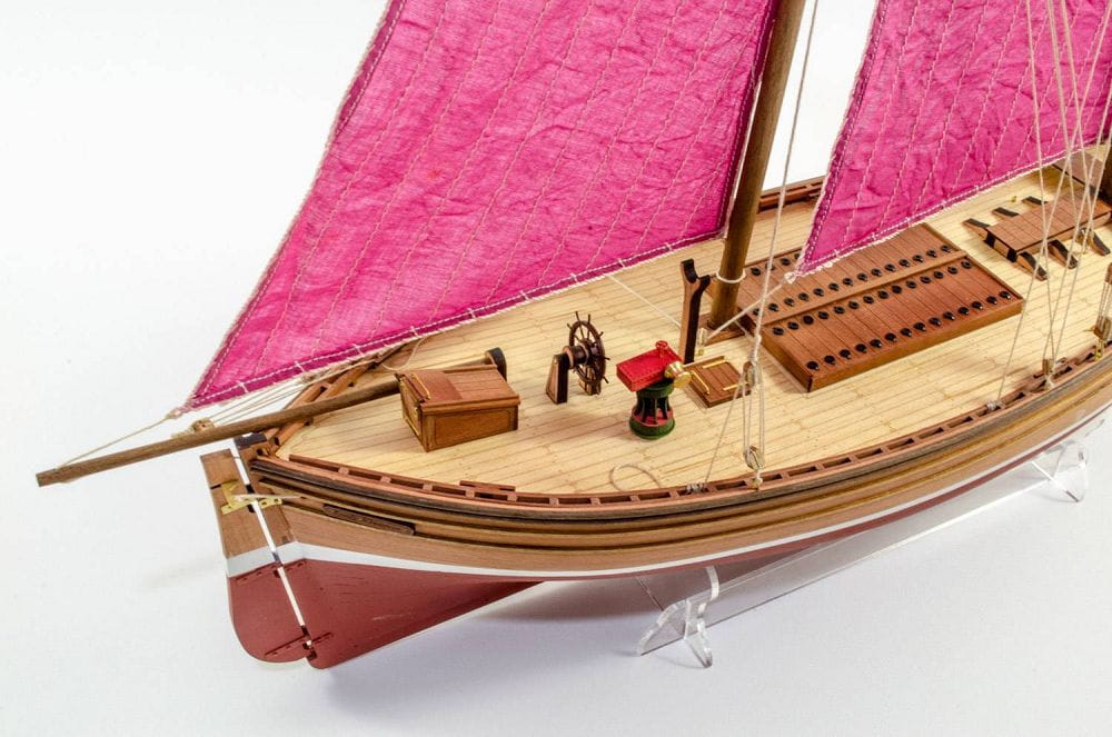 Fifie Lady Eleanor Fischerboot Bausatz 1:64 - Detailliertes Modell aus Holz