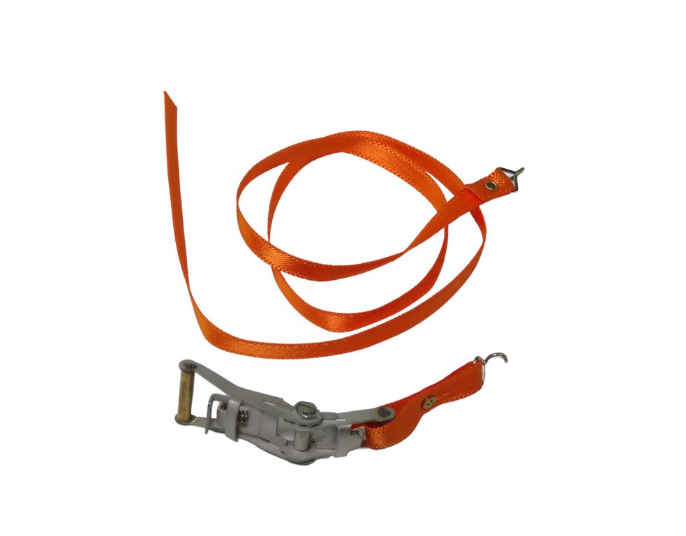 Thicon 1_10 Spanngurt orange mit Ratschen-Funktion aus Edelstahl - RC-Zubehoer