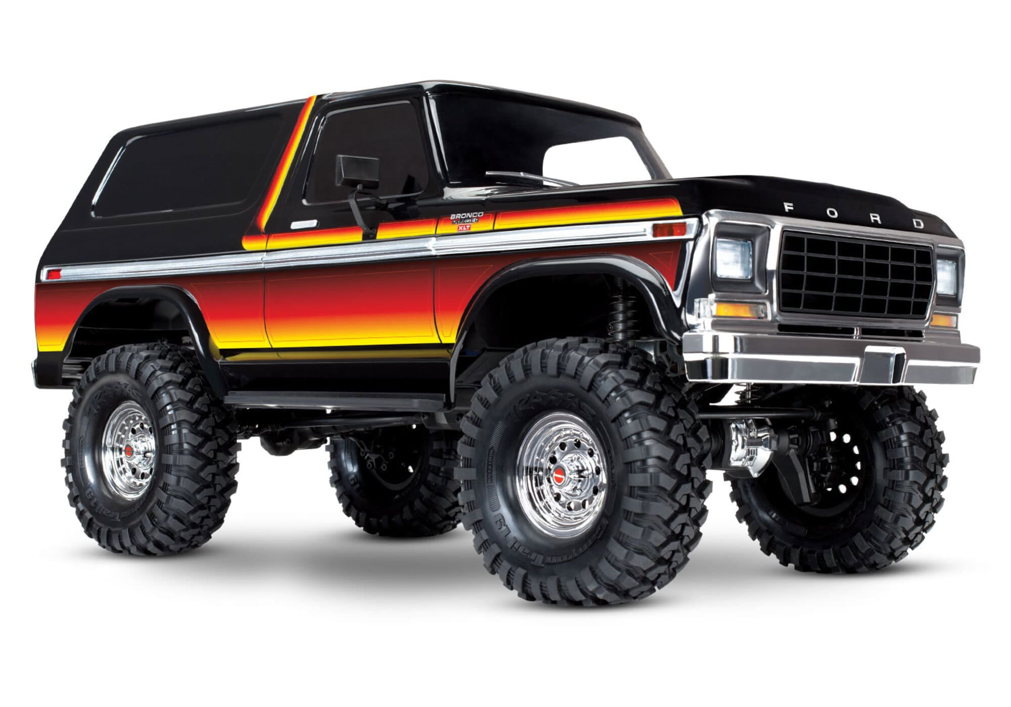 TRAXXAS TRX-4 1979 Ford Bronco Crawler RTR in sunset - Detailgetreue Karosserie und Offroad-Per