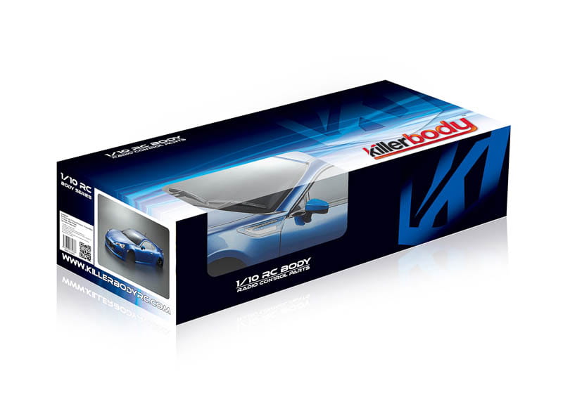 Killerbody Subaru BRZ 195mm Blau lackiert_ RTU all-in - RC-Zubehoer