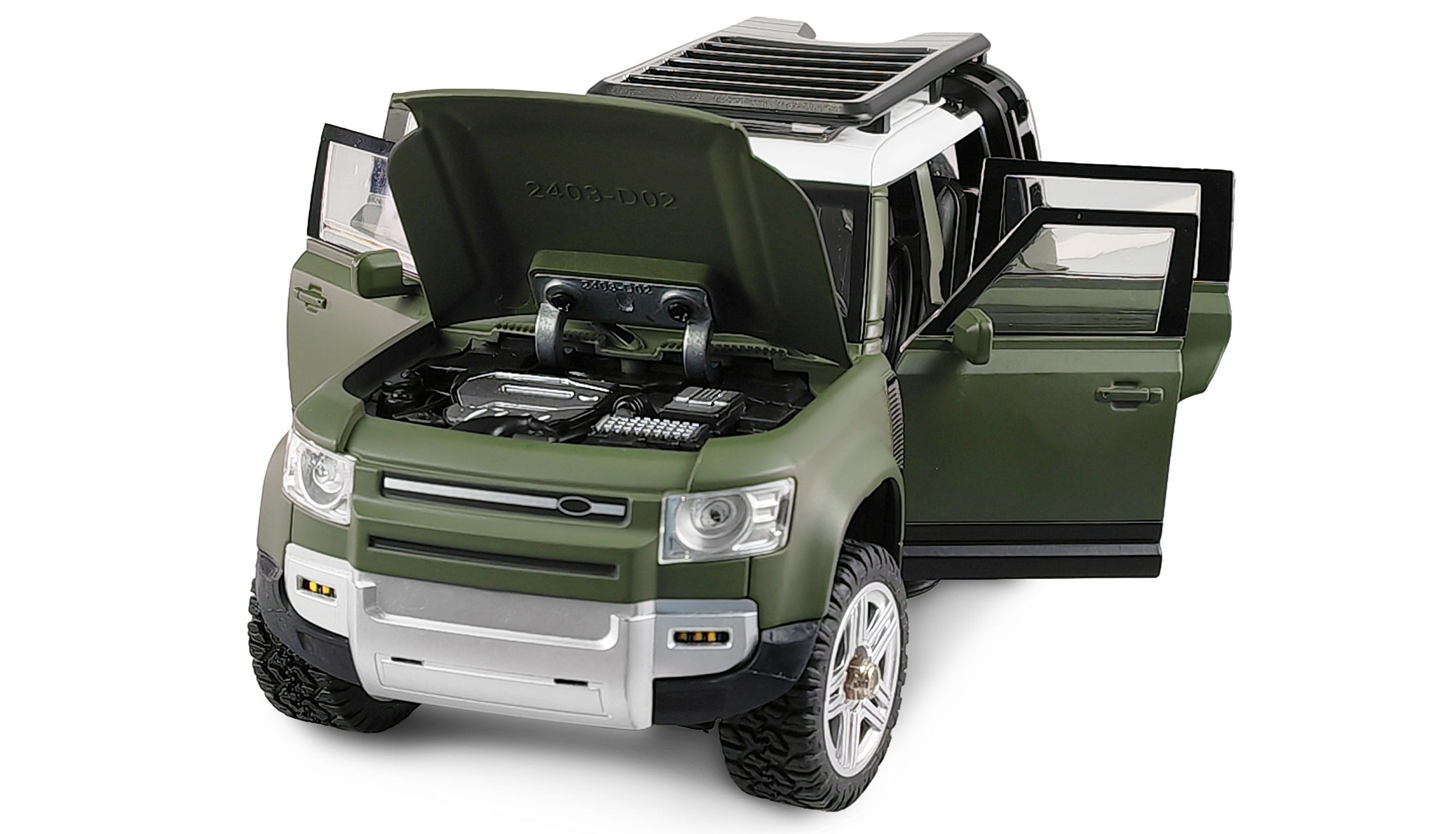 Amewi Scale Crawler D110X24 Metall 4WD 1:24 RTR grün