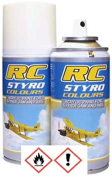 Robitronic Styro Farben Fluo Gelb 150ml Robitronic Styro Farben Fluo Gelb 150ml