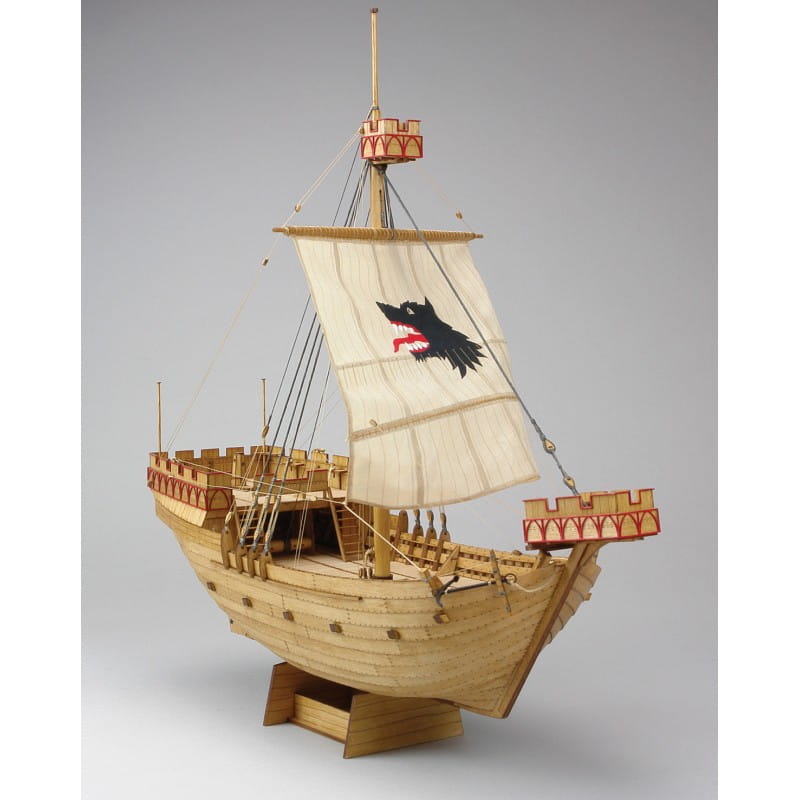 Shipyard Wütender Hund Piraten Kogge von 1390 Laser Cut 1:72 Holzbausatz Shipyard Wütender Hund Piraten Kogge von 1390 Laser Cut 1:72 Holzbausatz
