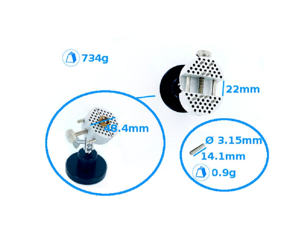 Krick Universalhalter Metall mit Standfuss - RC-Zubehoer