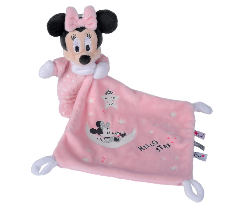 Nicotoy Disney Minnie GID Schmusetuch, Starry