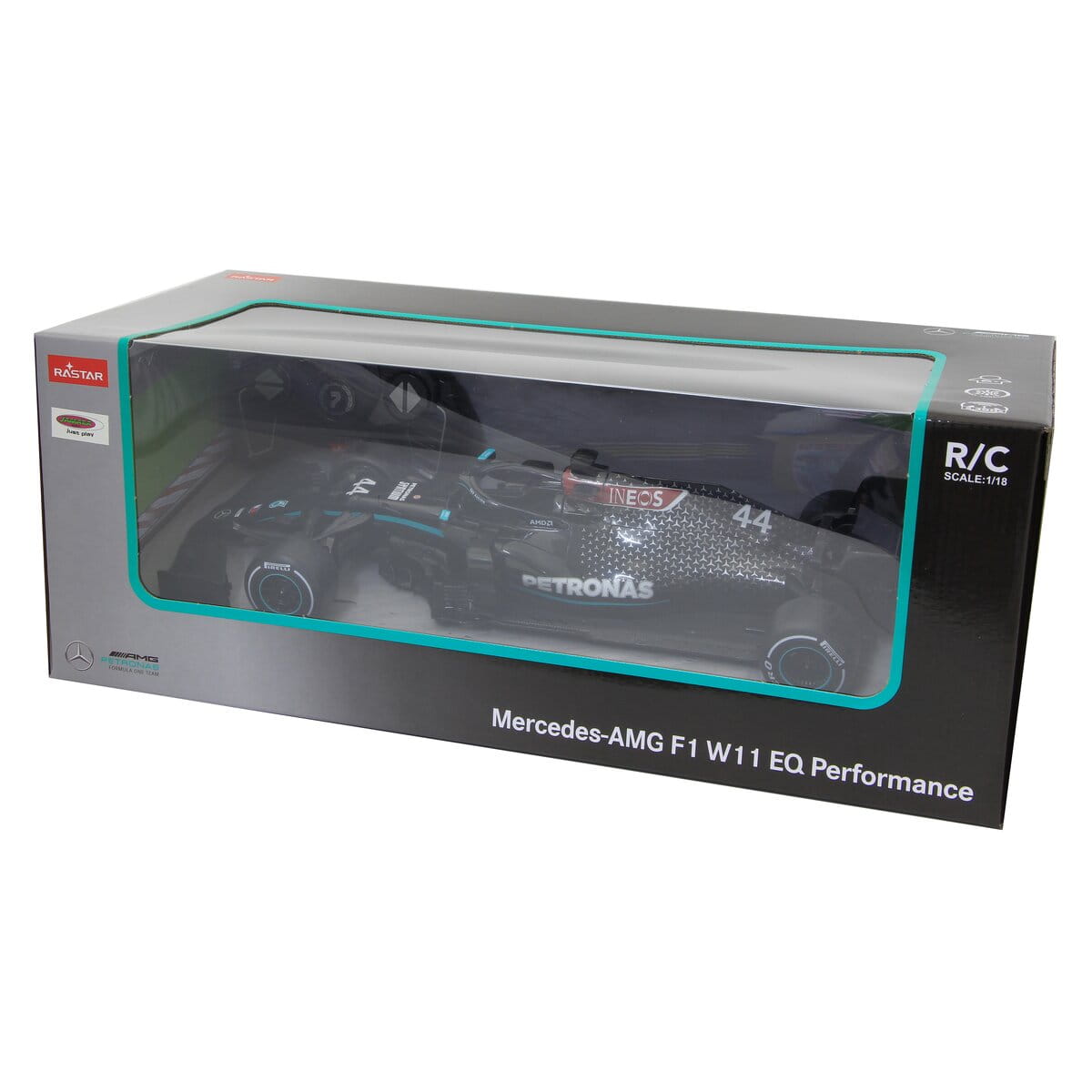 Jamara Mercedes-AMG F1 W11 EQ Performance 1:18 schwarz 2,4GHz