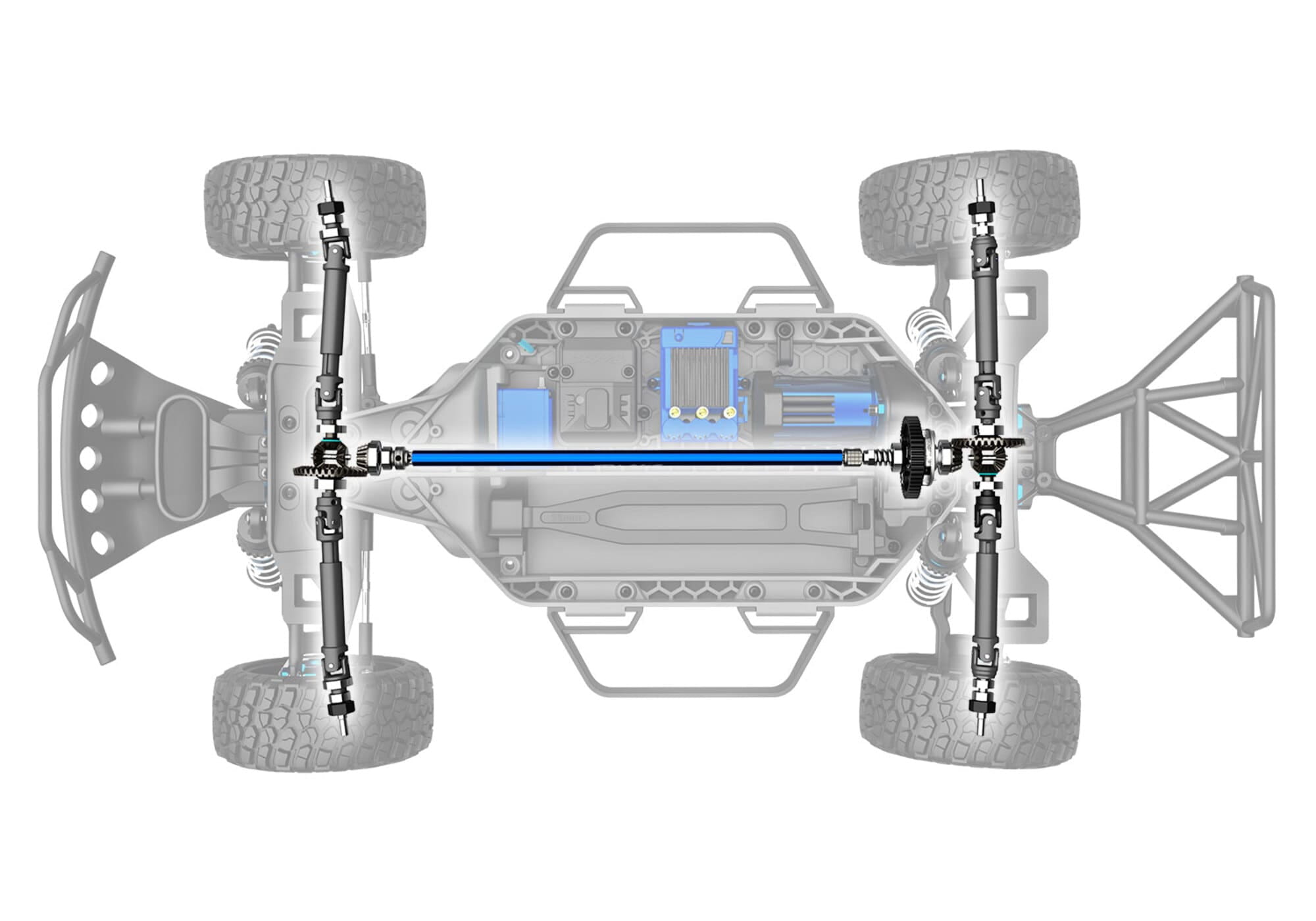 Traxxas Slash 4x4 VXL Ultimate 1_10 Short Course Truck in gruen_ RTR Modell