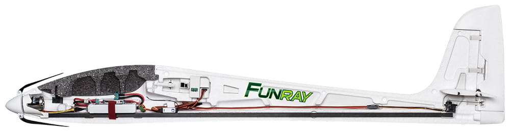Multiplex FUNRAY Elektrosegler RR 2m mit Brushless Antrieb