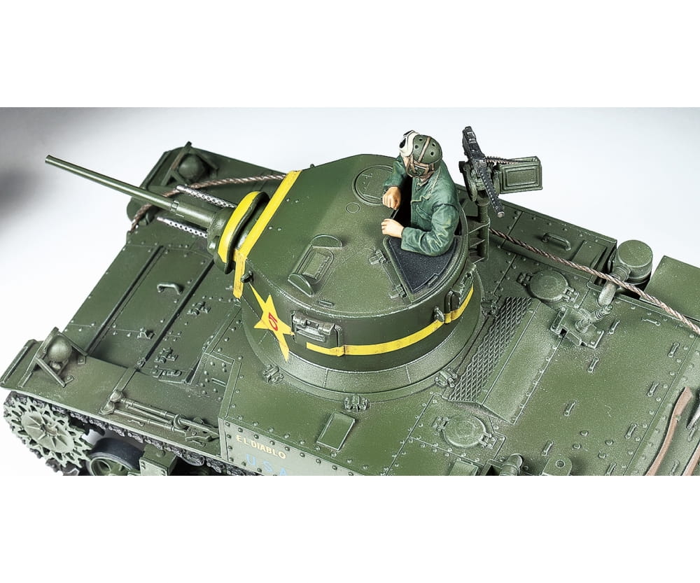 Tamiya US M3 Stuart Späte Produktion 1:35 Plastik Modellbau Militär Bausatz